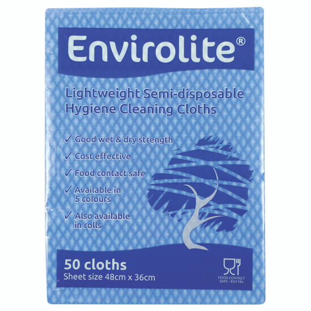 Envirolite Cloth Large Blue PK50