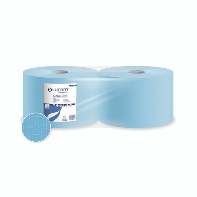 Lucart Skytech Paper Roll BLU PK2