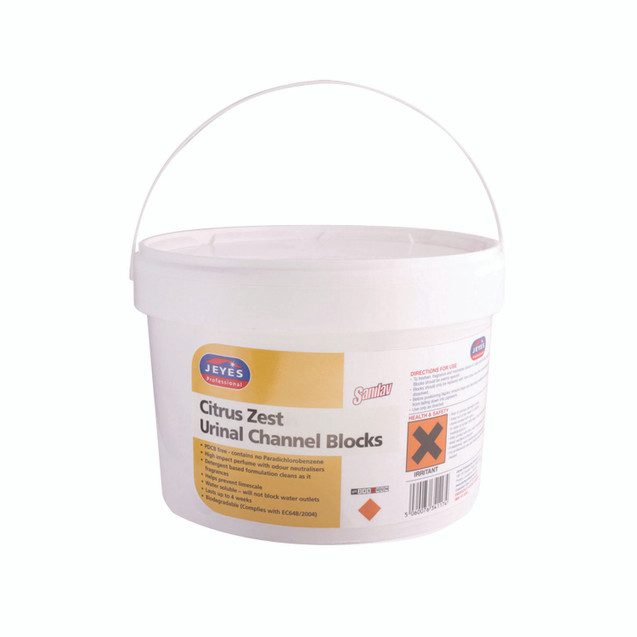 Jeyes Urinal Citrus Zest Blocks 3KG