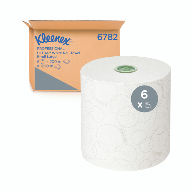 Ultra Paper Towel E-Roll 200M WHT