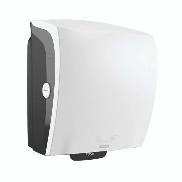 Katrin Plastic Towel Dispenser White