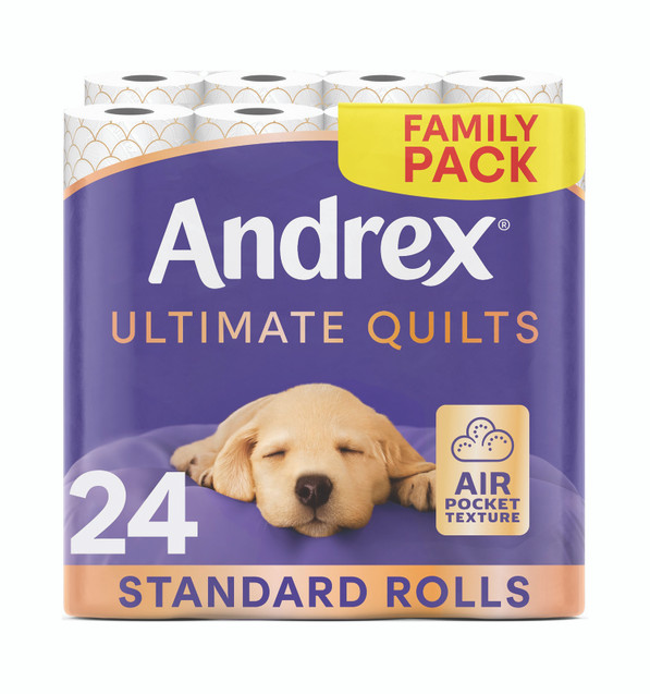 Ultimate Quilts Toilet Roll PK24