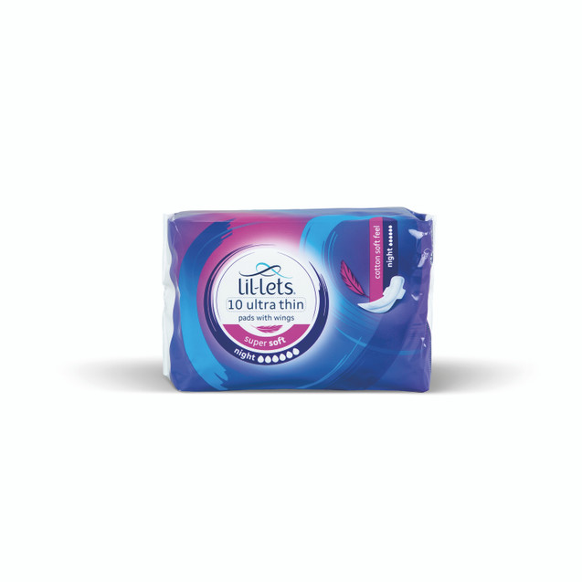 Lil-Lets Supsft San Pad Nigt X10 P24