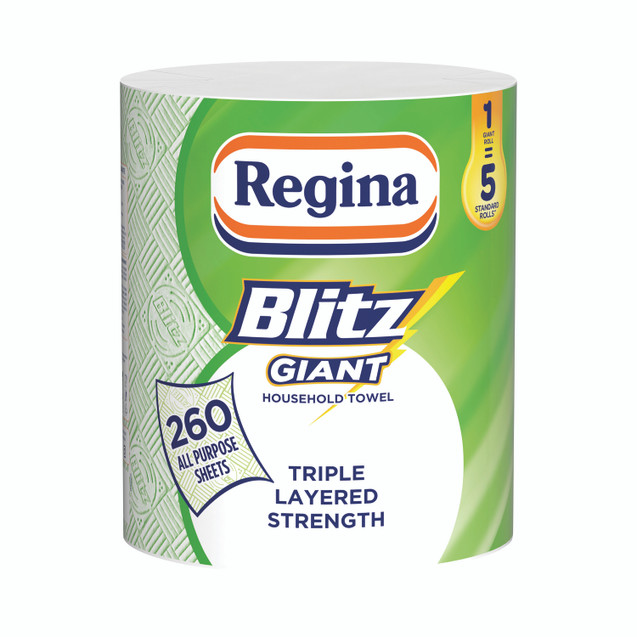 Regina Blitz Giant Hshd 1 Roll 260SH
