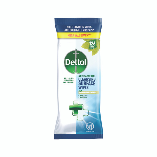Dettol Antibac Cleansing Wipes PK126