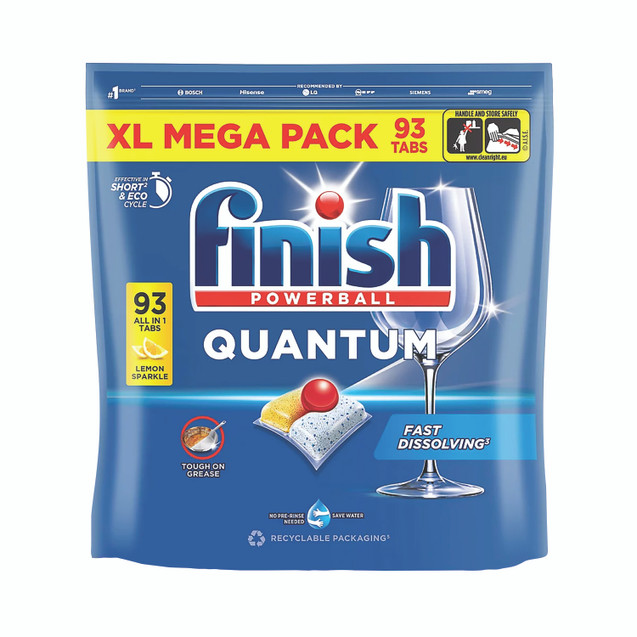 Finish Quant Aio Dish Tab Lemon PK93