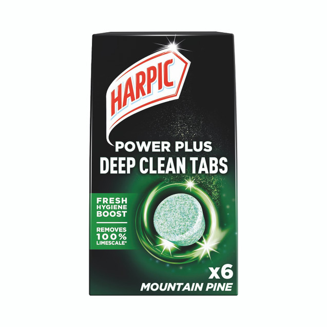 Harpic Toilet Clnr Tabs X6 Pine PK8