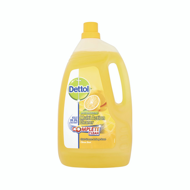 Dettol Mpps Clnr Citrus Zest 4L PK3