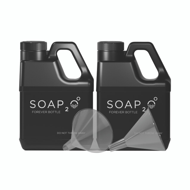 SOAP2O Forever Bottle+funnel 4L PK2