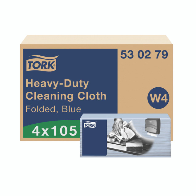 Tork HD Cleaning Cloth BLU 105SH PK4