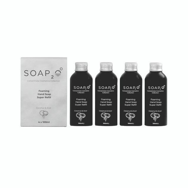 SOAP2O Foam Hand Soap Sup Rfl 4L PK4