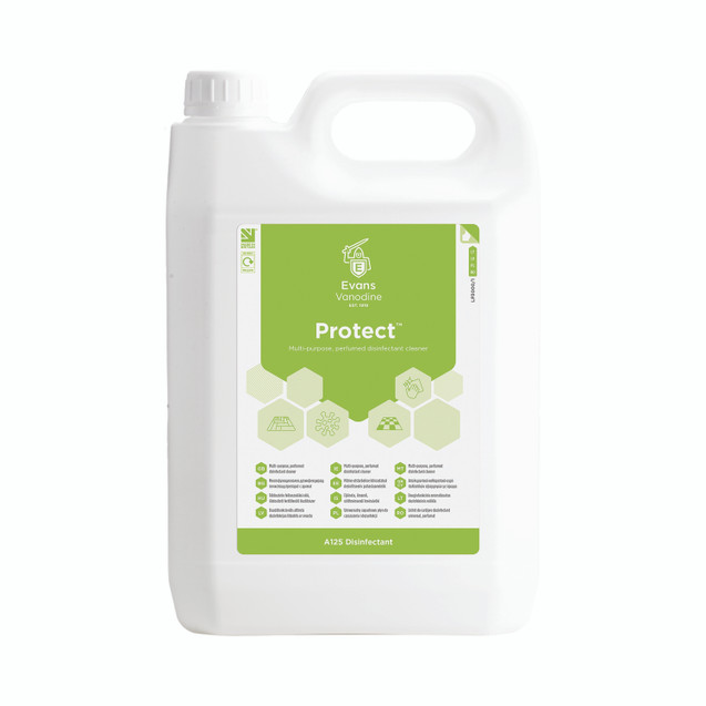 Evans Protect Disinfect Clnr 5L PK2