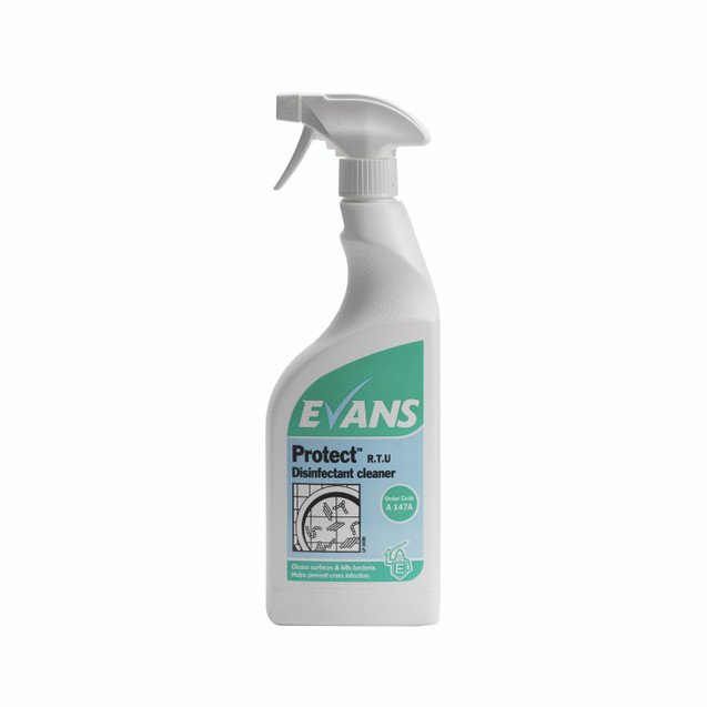 Evans Protect Disinf Clean 750ML PK6
