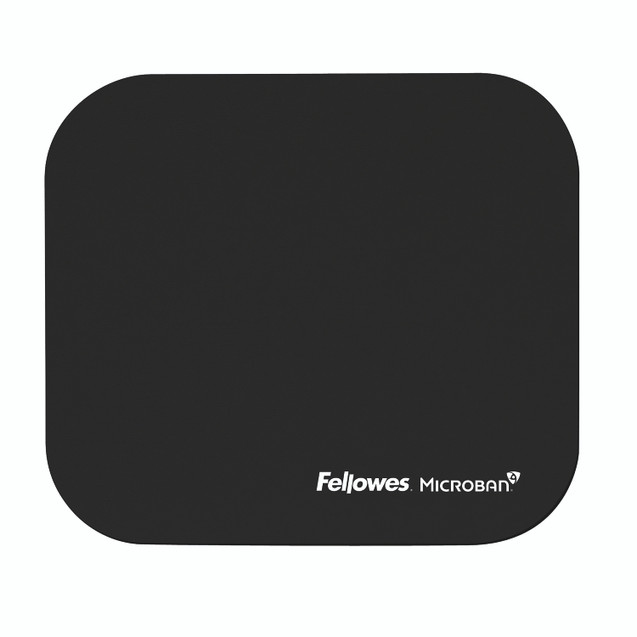 Microban Antibacterial Mouse Mat BLK