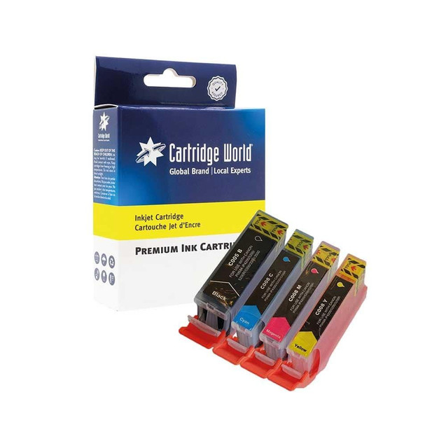 Cartridge World Compatible with Canon CLI-8/PGI5 Compatible 6 Cartridge Multi-pack