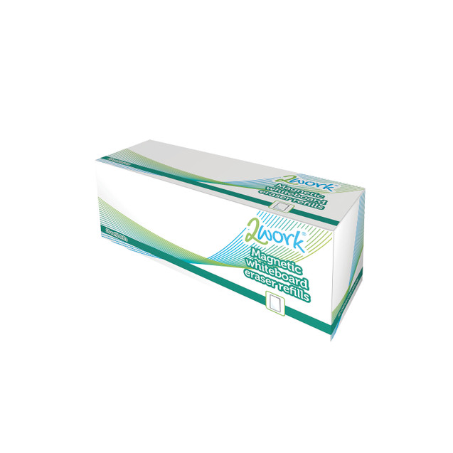 2Work Wbrd Eraser Refill Pads PK10