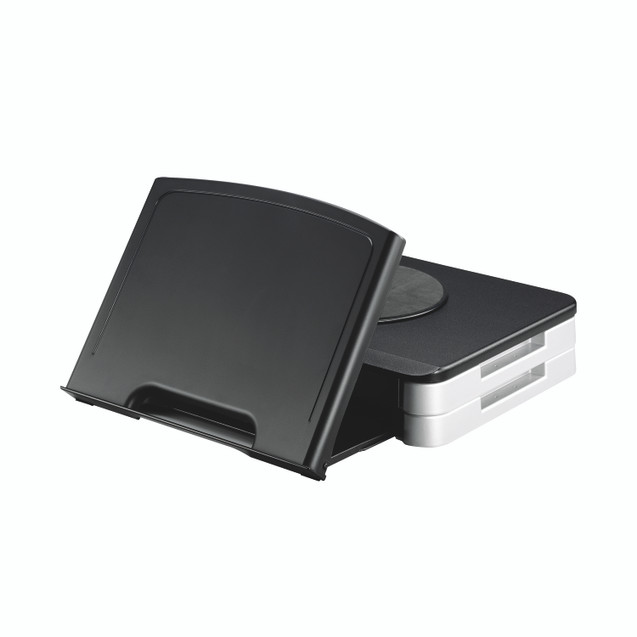 Q-Connect Mon Stand/Doc Holder BLK