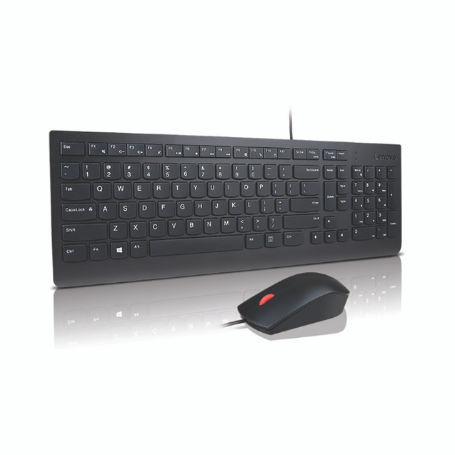 Lenovo Essentials Wired Kb Mouse USB