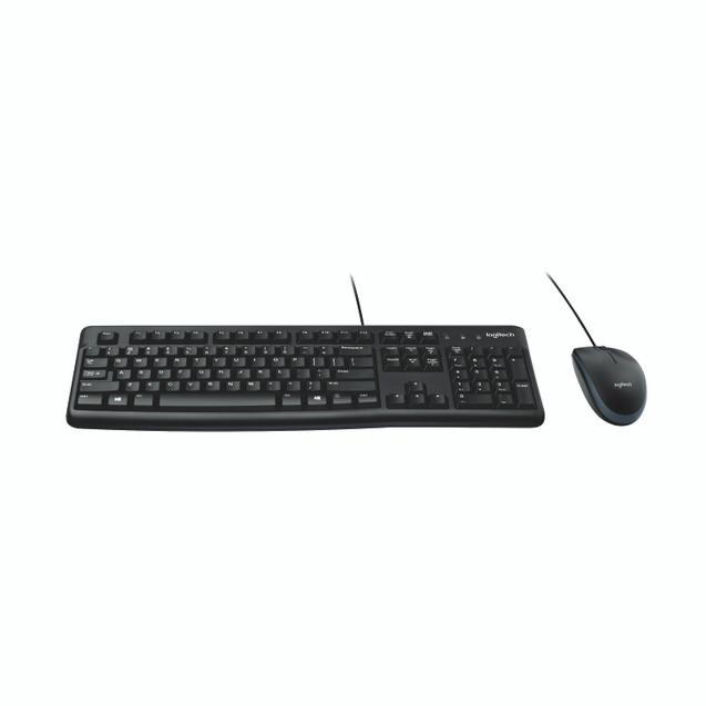 Logitech Wired Desktop MK120 BLK