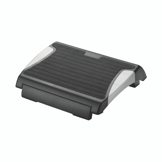 Q-Connect Anti-Slip Footrest BLK/SLV