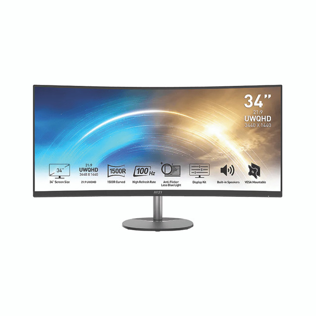 Msi Pro MP341CQ 34IN QHD Monitor