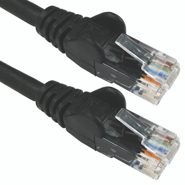 5 Star RJ45 Cable Lsoh Black 10M