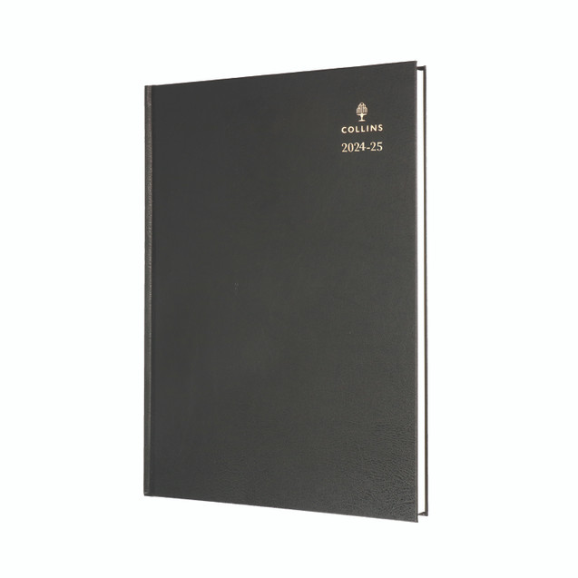 Collins Acdm Diary Dpp A4 BLK 25-26
