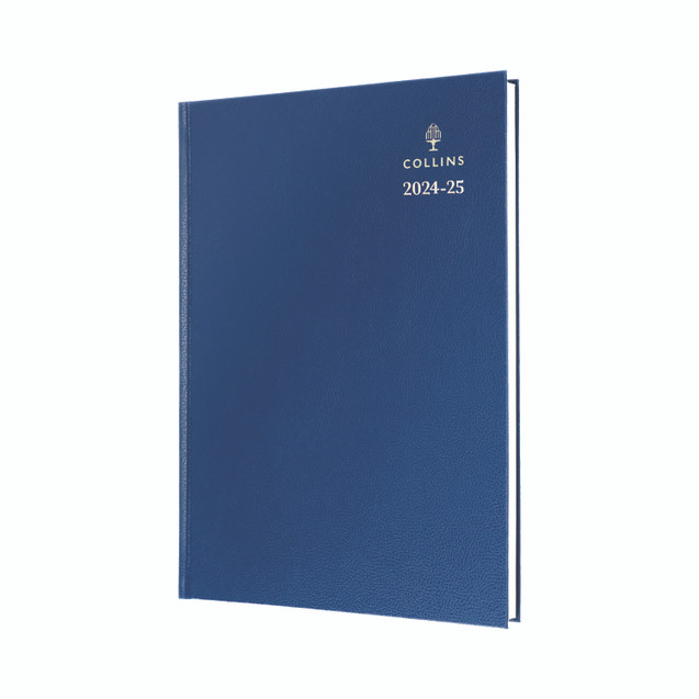 Collins Acdm Diary Dpp A4 BLU 25-26