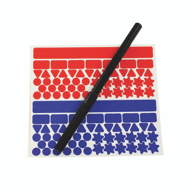 Q-Connect BLU/Rd/Org/Ylw Planner Kit