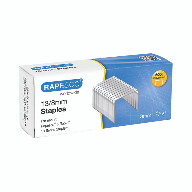 Rapesco No 13/8 Mtl 8 Staples PK5000