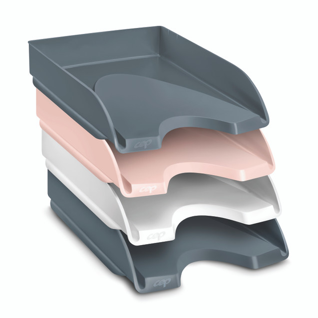 Cep Mineral Letter Tray Assorted PK4