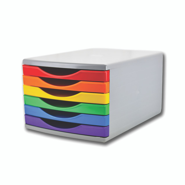 5 Star 6 Drawer Tower 6X30MM Rainbow