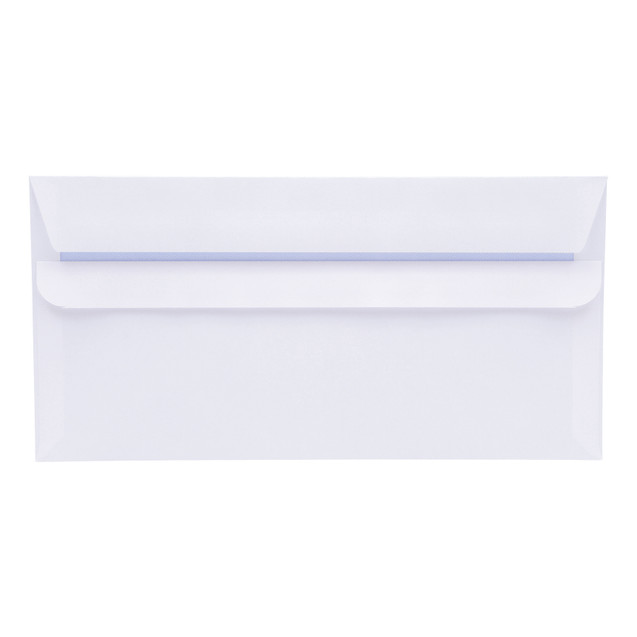 DL Wallet Envelope Sseal WHT PK1000