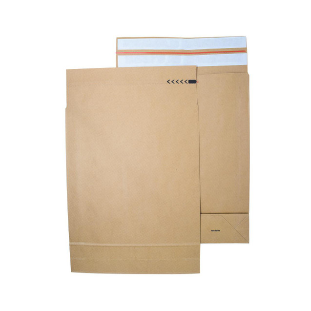 CW Office E-Green C3 Plus Gusset Mailer PK200, brown gusset mailers for secure mailing and shipping.
