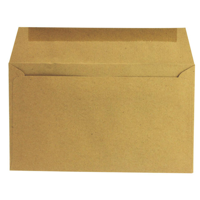CW Office Q-Connect Envelope Man Gummed PK1000, brown kraft manila envelopes with gummed flaps for mailing and document storage.
