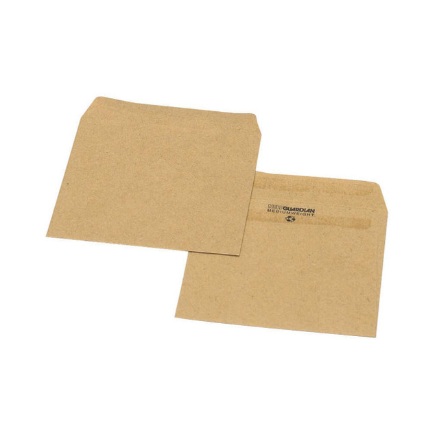 CW Office New Guardian Env 4.25X4 Bwn BX1000, brown environmentally friendly paper envelopes for office use.