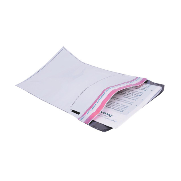 CW Office Ampac Tamper Evident Env C5 PK20 Opq, transparent tamper-evident security envelopes for document security and confidentiality.
