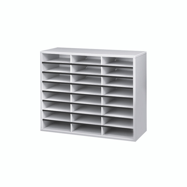 Fellowes Lit Org 24 A4 Cmprt Dve GRY