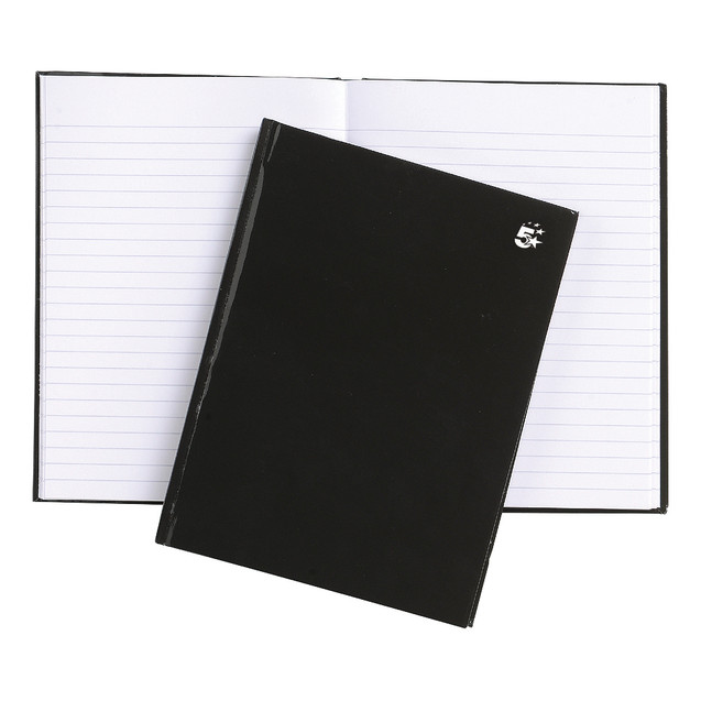 Notebook 80GSM Rld 160PG A5 BLK PK5