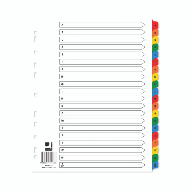 Q-Connect Ew Index A-Z Multicol P15