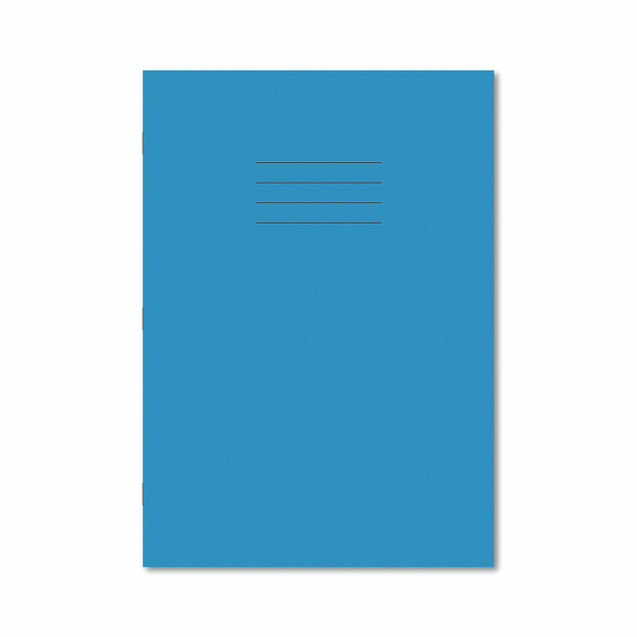 Exr Book 8MM Lined 80P A4 L/BLU PK50