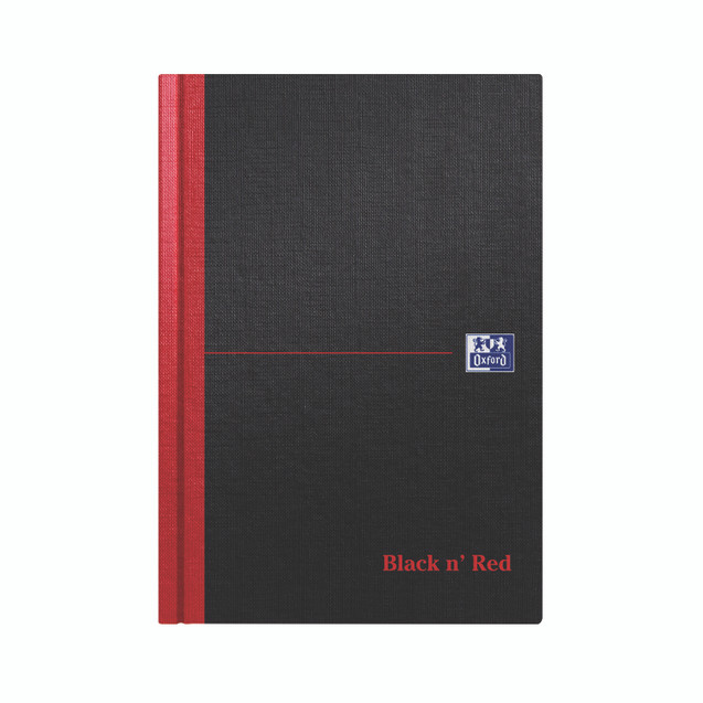 Black N Red Hb Ruled Notebook A5 PK5