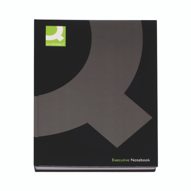 Qconnect Casebound A4 Hb Black PK3