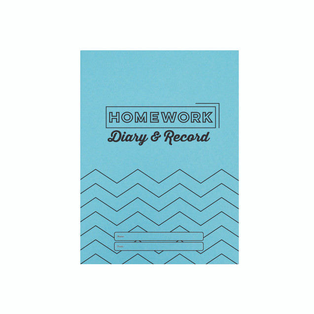Silvine Homework Diary Recrd Bl PK20