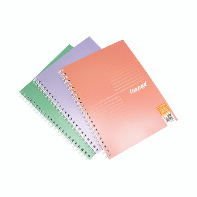 Silvine Luxpad Met 200PG A4+ AST PK3