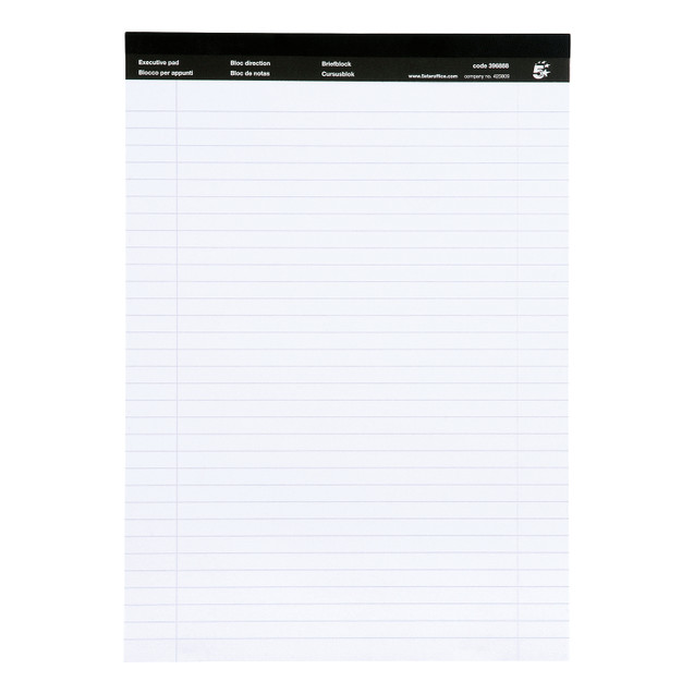 Executive Pad Rld 100PG A4 WHT PK10