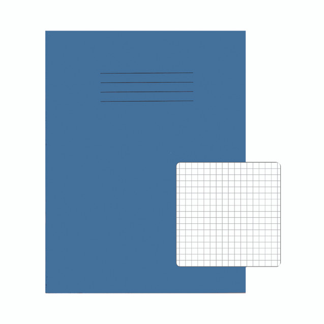 Rhino 9X7 Ex Book 5MM Sq L/BLU PK100