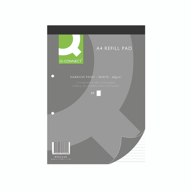 Q-Connect Feint Refill Pad A4 PK10