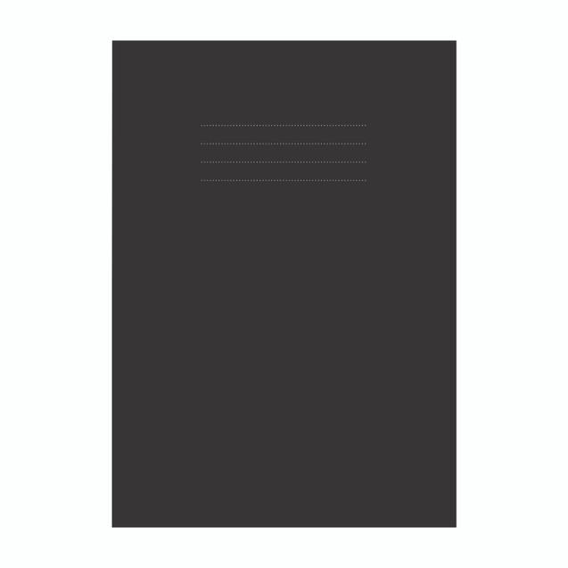 Educ A4 Stretch Book Black 2X25 PK50