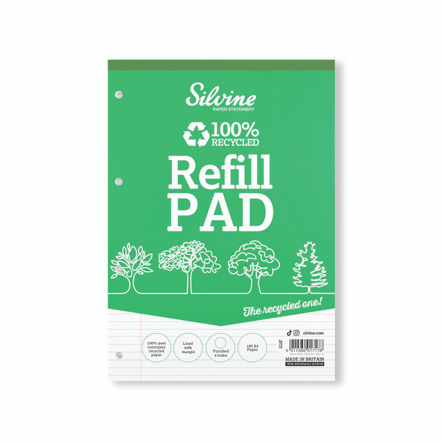 Silvine Evrdy RCYC Rfl Pad A4 PK6